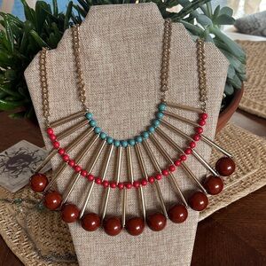 Vintage statement Beaded Necklace